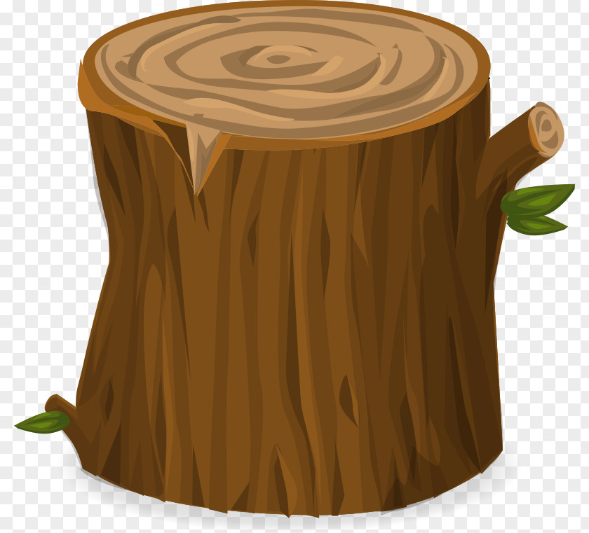Tree Stump Trunk Clip Art PNG