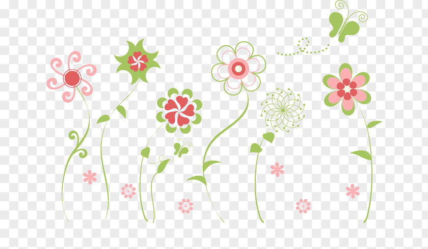 Abstract Floral Design Flower Brush PNG