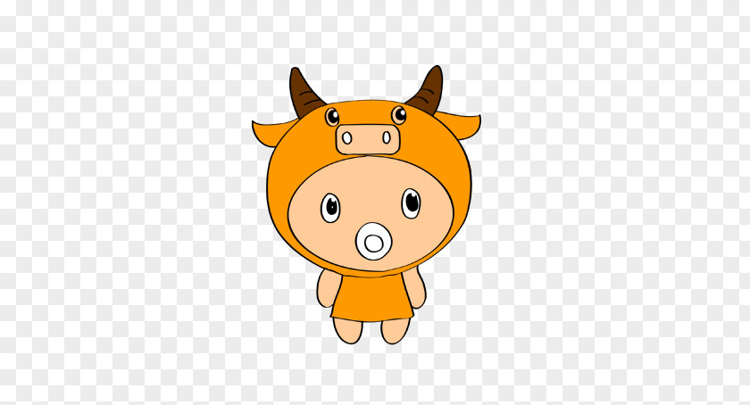 Baby Cow Cattle Canidae Animal Chinese Zodiac Ox PNG