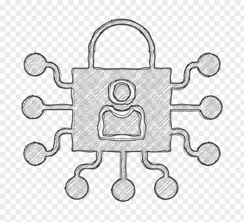 Lock Icon Cyber PNG