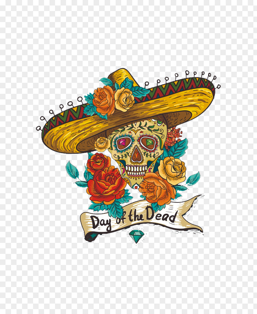 Terrible Devil Calavera Day Of The Dead Skull Stock Photography PNG