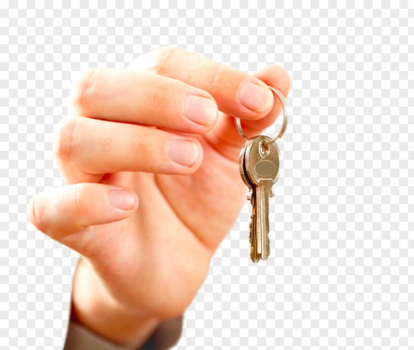 The Golden Key To Open Door Apartment House Lock PNG