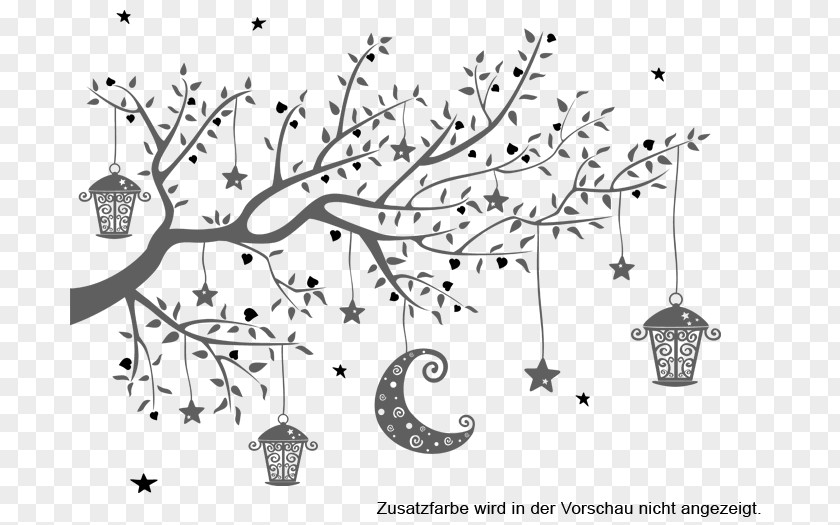 Tree Wall Decal Children's Room Branch PNG