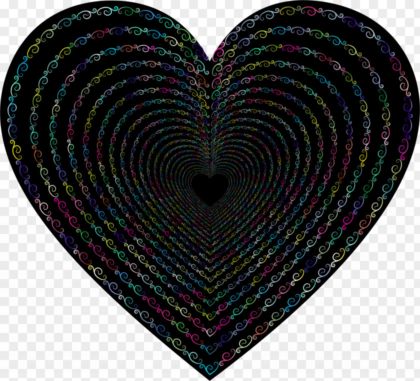 Tunnel Heart Clip Art PNG