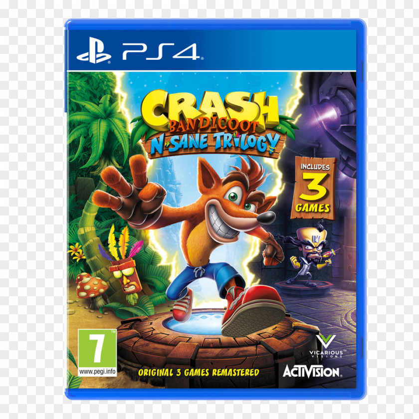 Crash Of The Titans Bandicoot N. Sane Trilogy 2: Cortex Strikes Back Bandicoot: Warped PlayStation 4 PNG