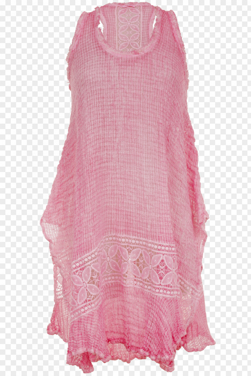 Dress Ruffle Sleeve Pink M Blouse PNG