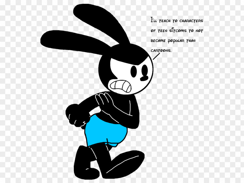 Oswald The Lucky Rabbit Cartoon Drawing PNG