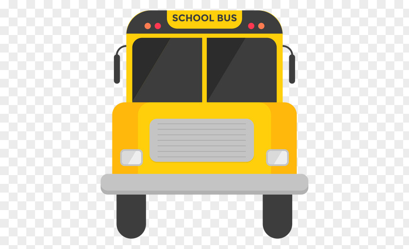 Bus School Illustration PNG