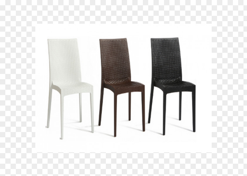 Plastic Chair Table Furniture Wicker PNG