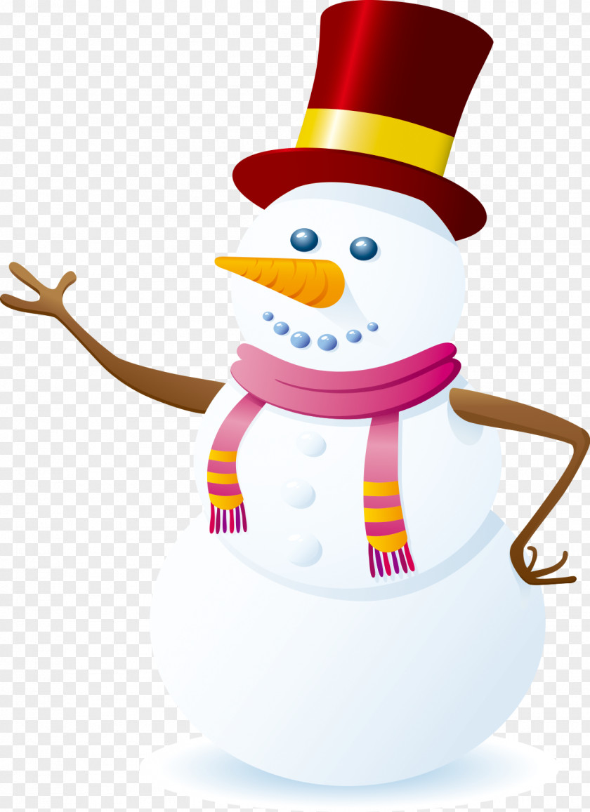 Christmas Snowman Waving Royalty-free Stock Photography Clip Art PNG