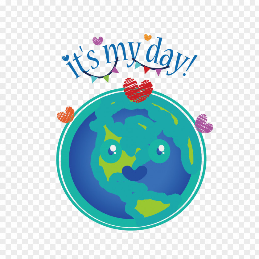 Vector Earth Day Illustration PNG