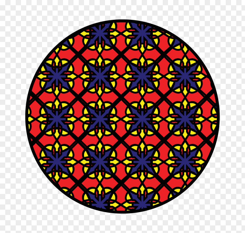 Wildflower Psychedelic Art Floral Circle PNG