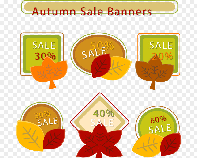 Autumn Promotion Vector Designer User Experience Clip Art PNG
