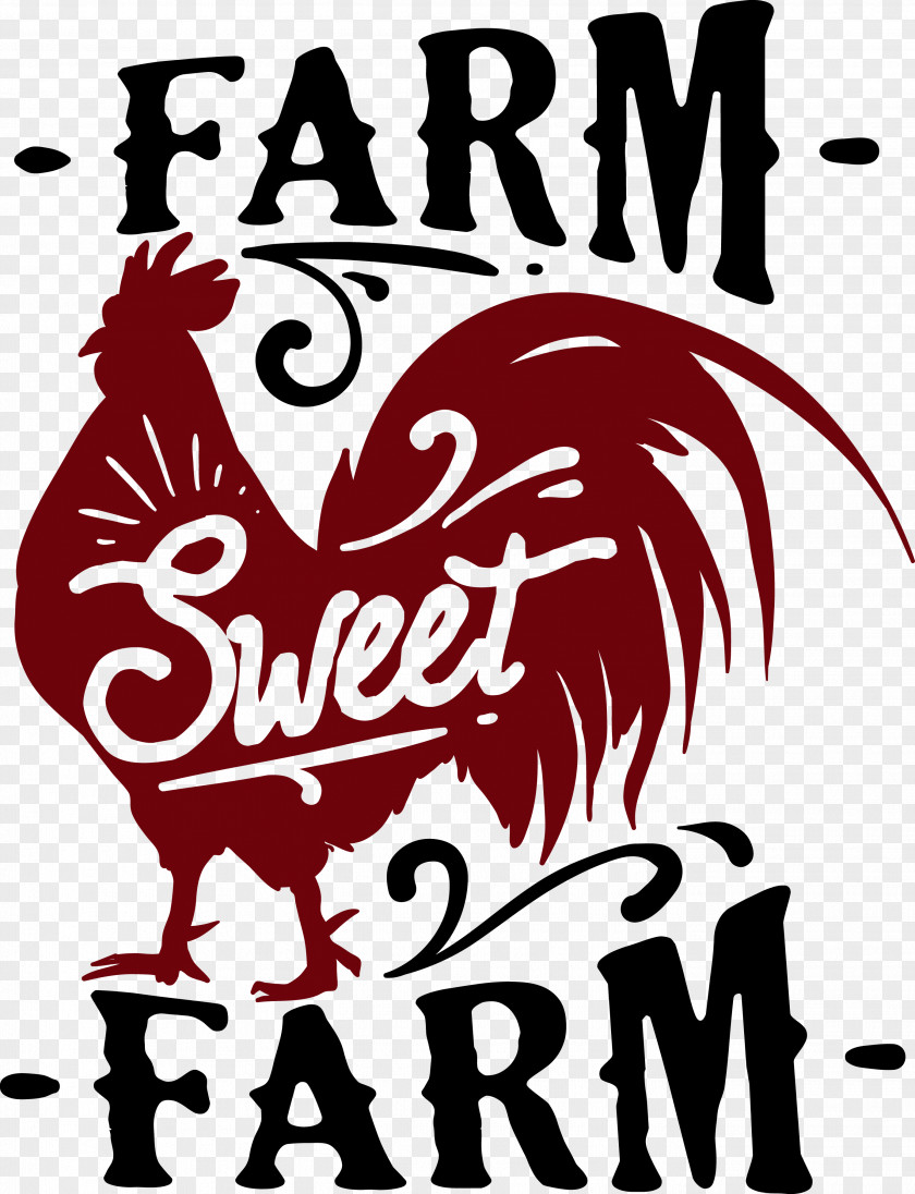 Dawn Sign Rooster Stencil Logo Vinyl Cutter Silhouette PNG