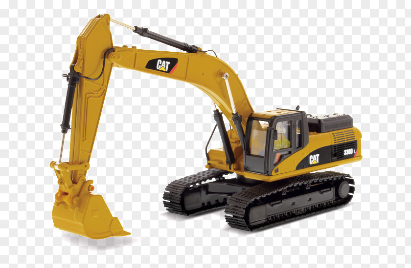 Excavator Caterpillar Inc. Die-cast Toy 797 1:50 Scale PNG