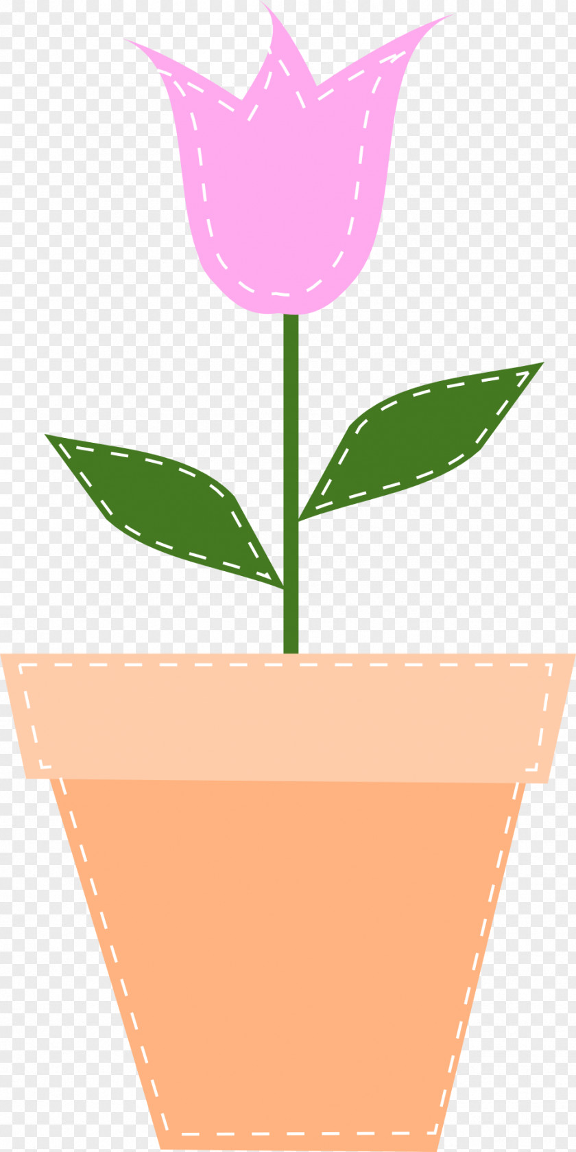 Flowerpot Pink Flowers Clip Art PNG