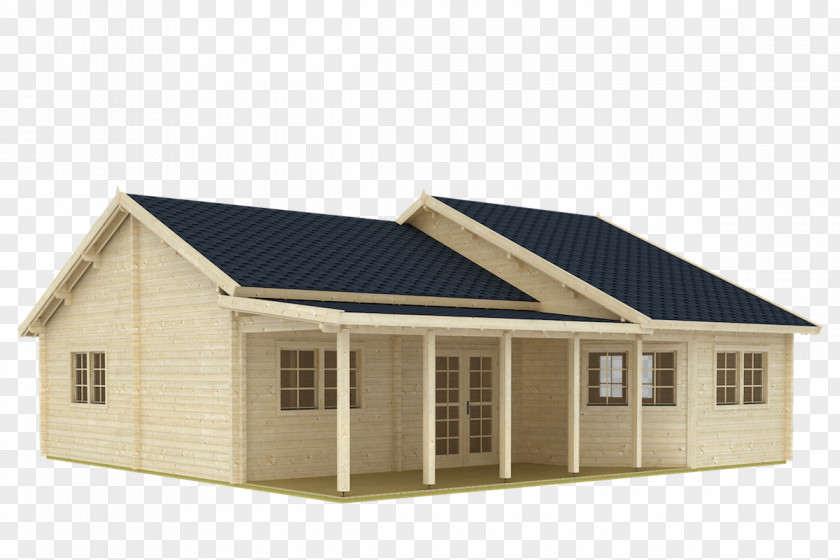 House Log Cabin Wood Roof PNG