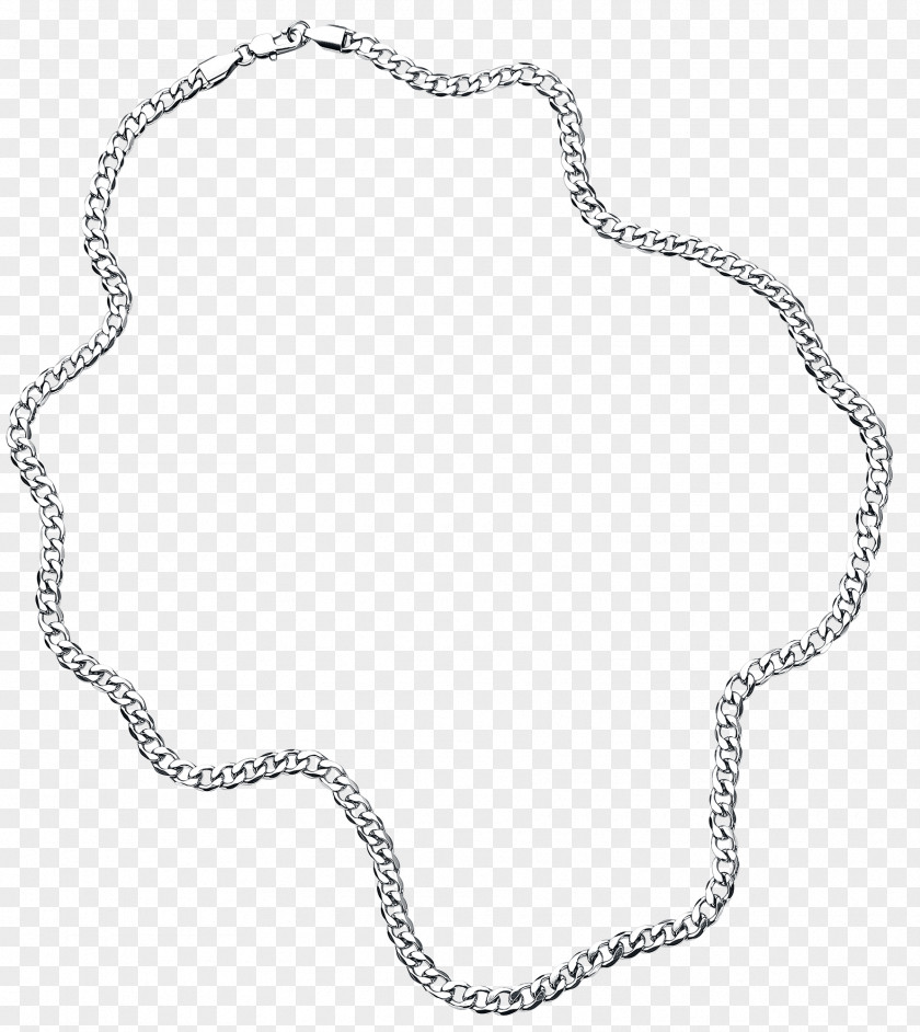Necklace Body Jewellery Silver Chain PNG