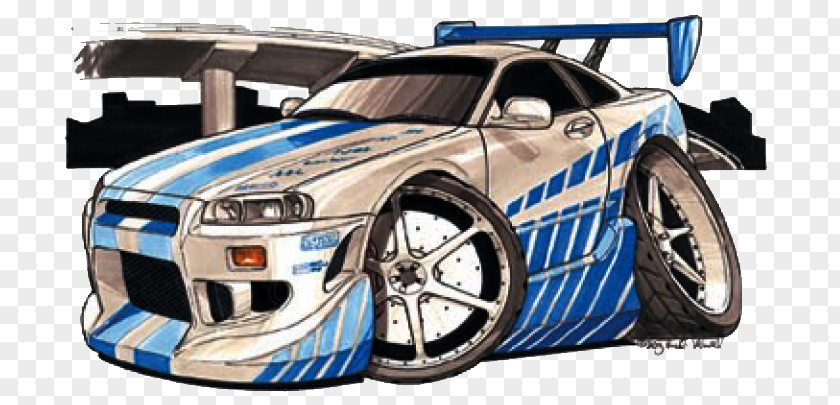 Nissan Skyline T-shirt Car Crew Neck Top PNG