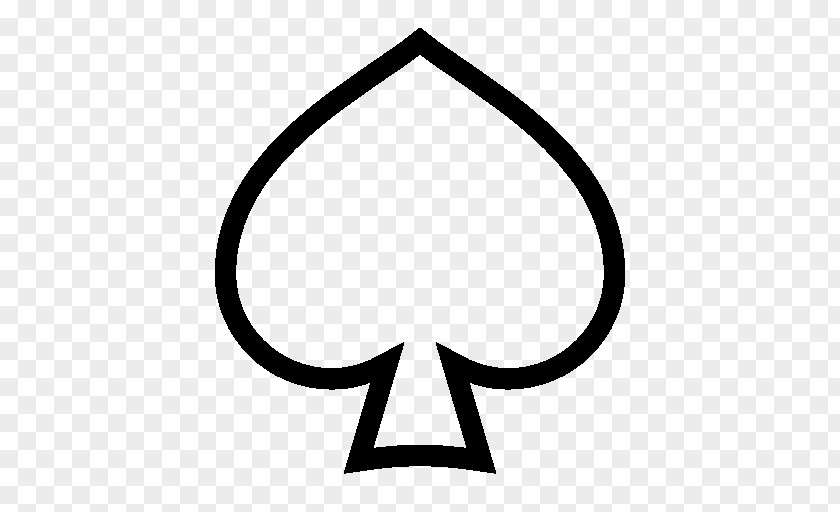 Spades Playing Card Icon PNG