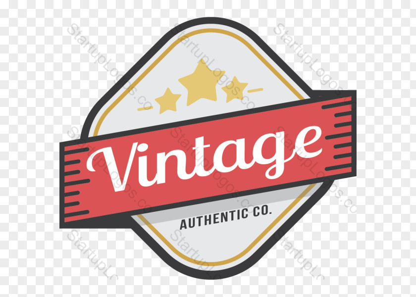 Design Logo Vintage Clothing Badge Retro Style Graphic PNG