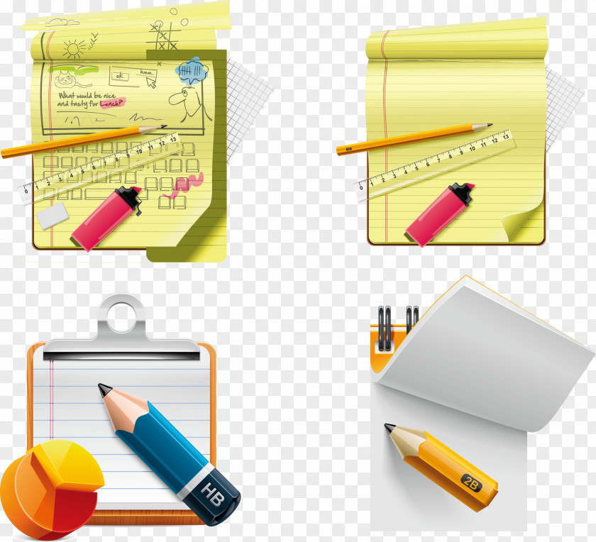 Notebooks And Pencils Stock Photography Pencil Royalty-free Icon PNG