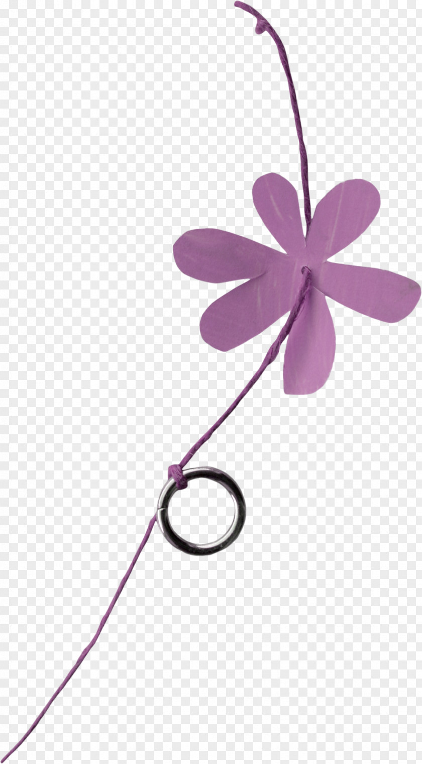 Purple Rope Paper-cut Flowers Papercutting PNG