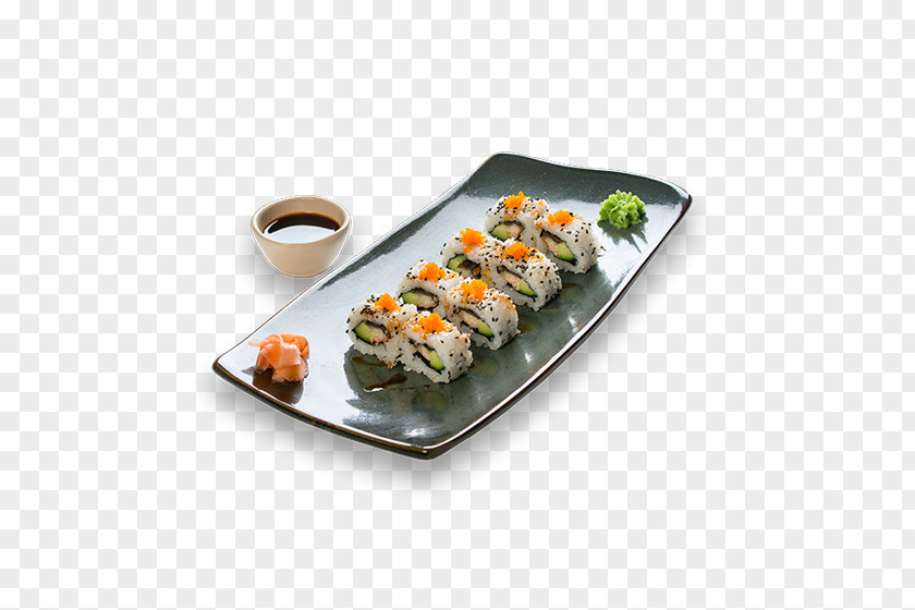 Sushi Dishes California Roll Asian Cuisine Japanese Makizushi PNG