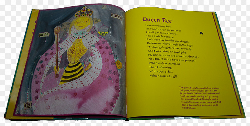 Bee UnBEElievables: Honeybee Poems And Paintings (with Audio Recording) Western Honey Book PNG