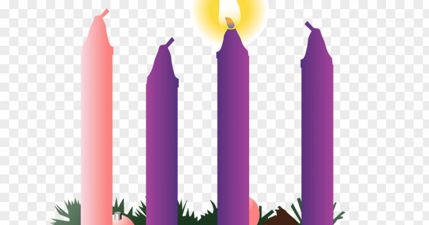 Candle Advent Sunday Gaudete Wreath 4th Of PNG