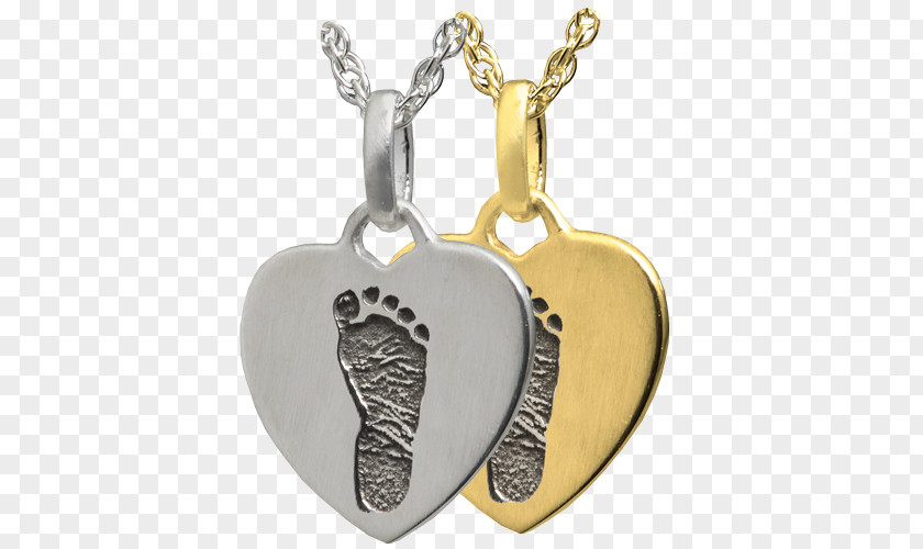 Jewellery Locket Necklace Footprint Gold PNG