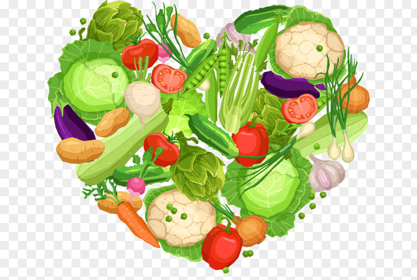 Vegetable Love Vegetarian Cuisine Health Food PNG