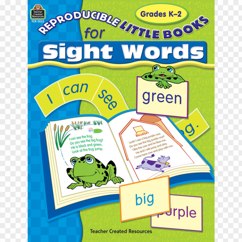 Book Reproducible Little Books For Sight Words, Grades K-2 Game PNG