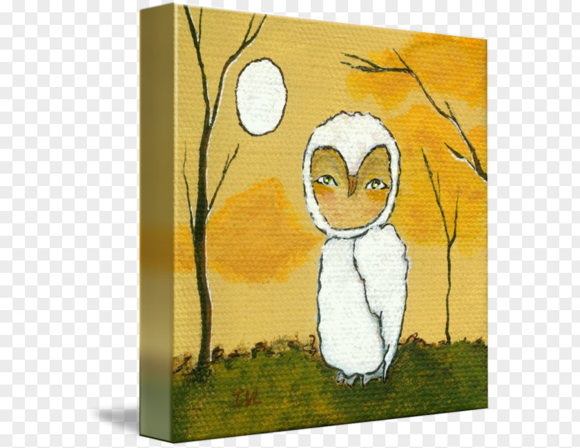Owl Painting Flightless Bird PNG