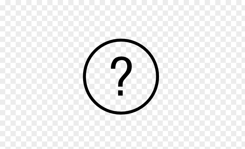 Question Mark Icon Button Design PNG