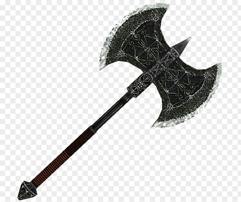 Silver Crown The Elder Scrolls V: Skyrim Battle Axe Weapon Armour PNG