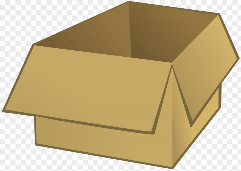 Box Cardboard Clip Art PNG