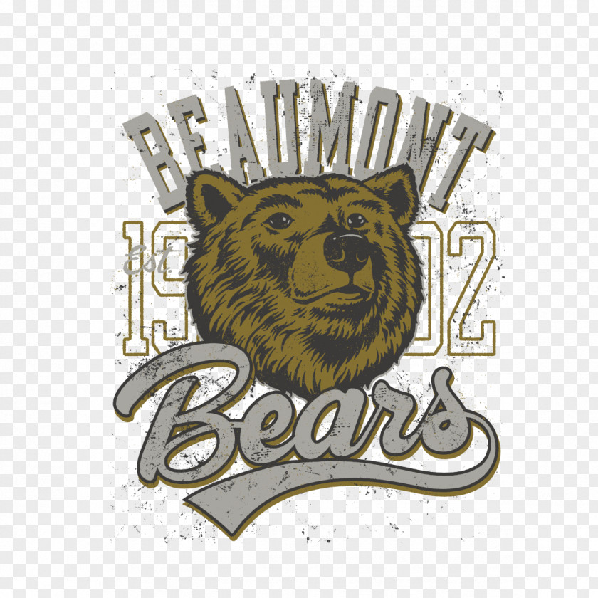 Creative T-shirt Bear PNG