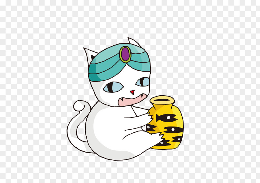 Jar Kitten Cat Comics Cartoon PNG