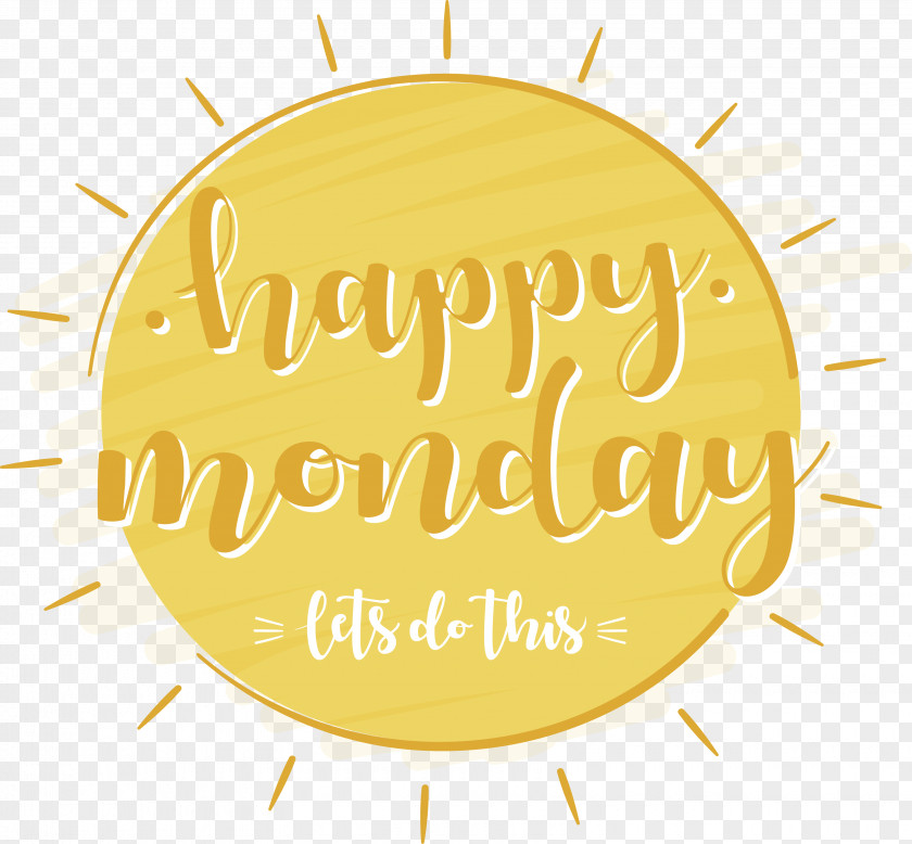 Lovely Little Sun, Happy Monday Computer File PNG