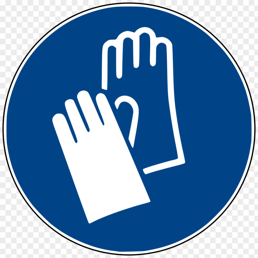 Medical Glove Safety Personal Protective Equipment Sign PNG