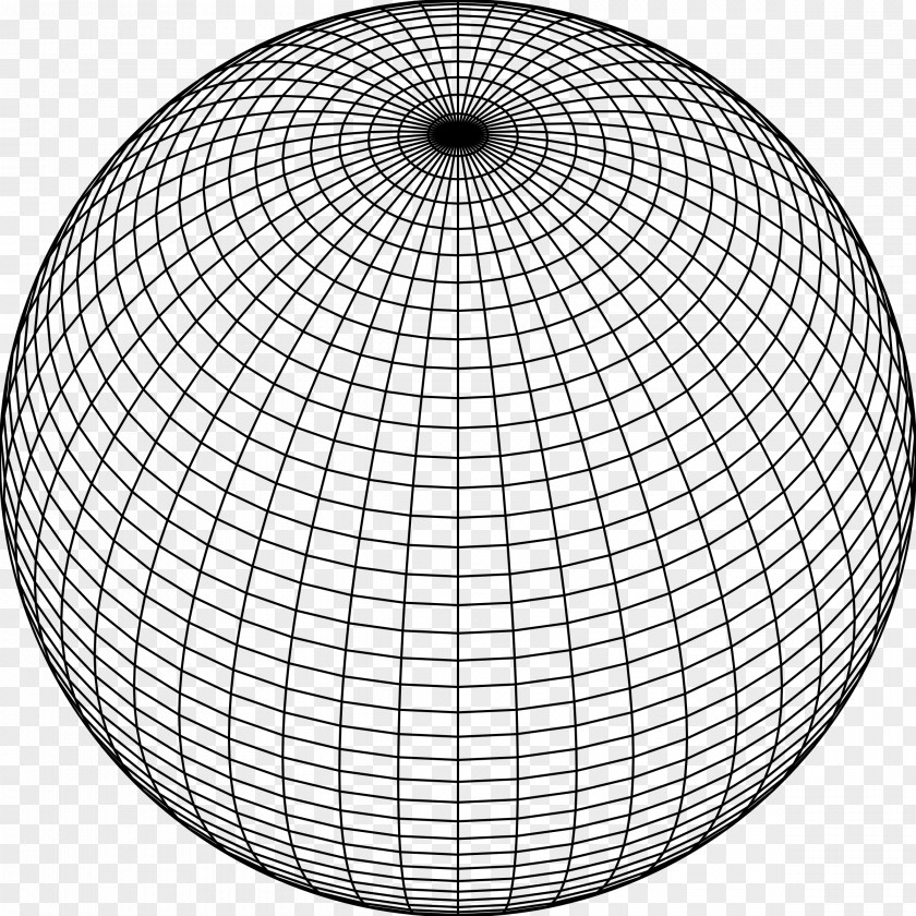 Antenna Sphere Line Art Clip PNG