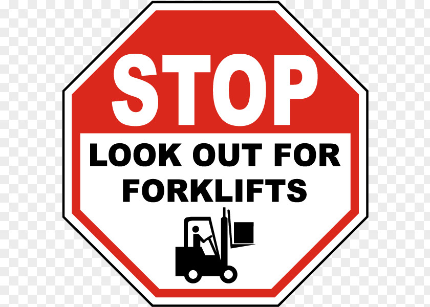 Look Out Traffic Sign Forklift Photo Identification Logo PNG