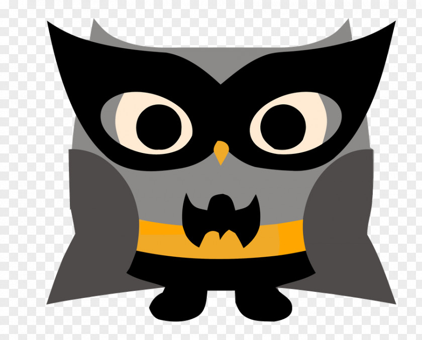 Owl Batman Superman Superhero Design PNG