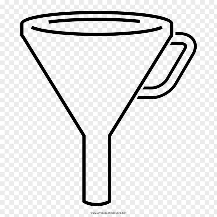 Painting Drawing Coloring Book Funnel Black And White PNG
