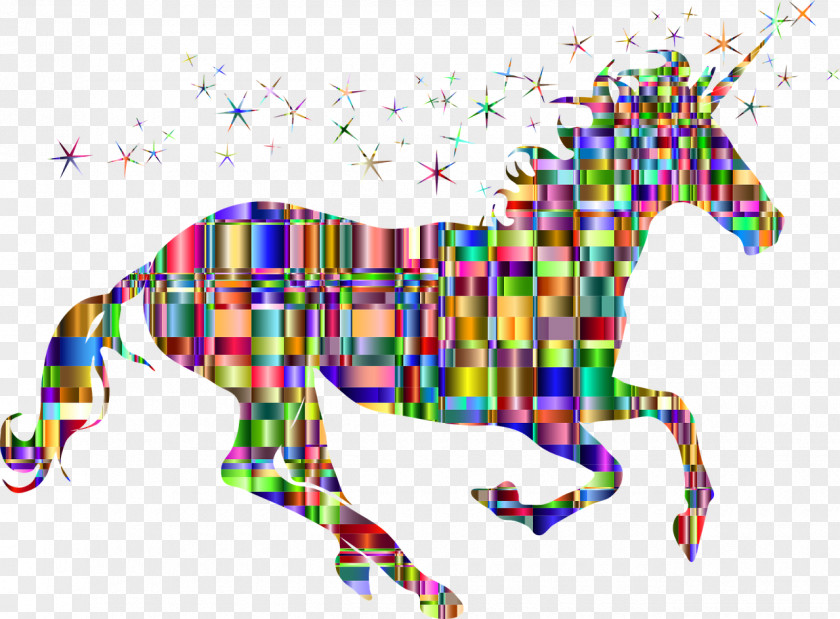 Unicorn Silhouette Clip Art PNG