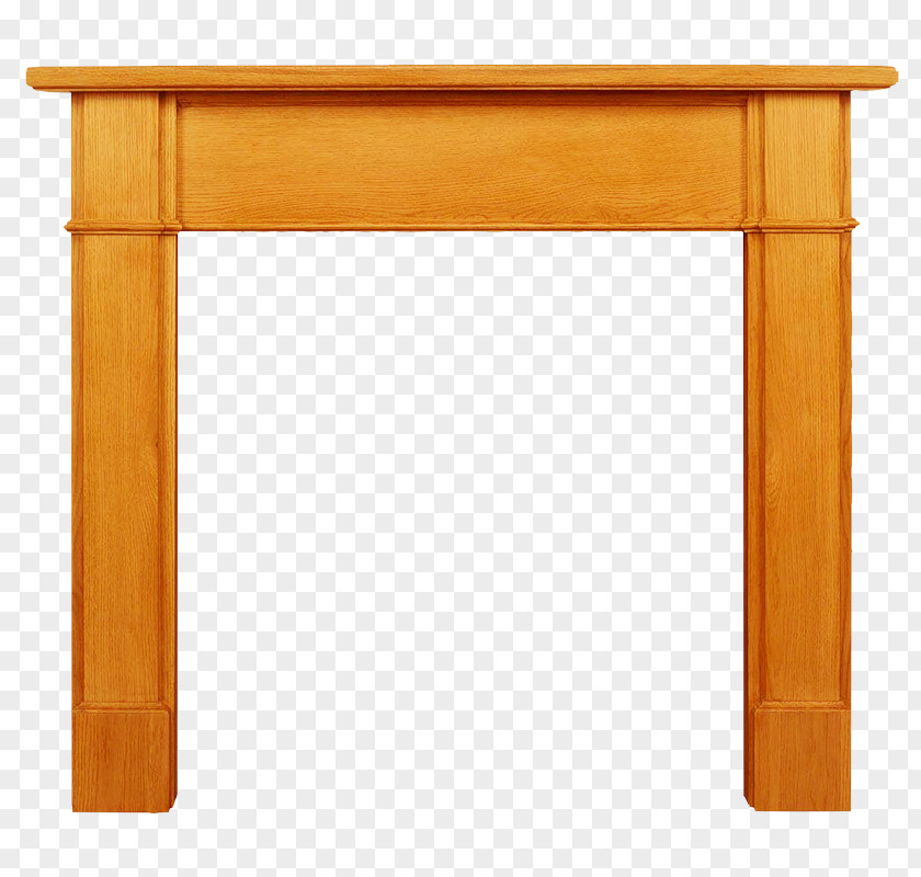 Wooden Small Table Fireplace Mantel Wood PNG