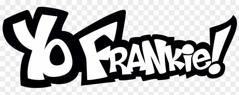 Apricot Text Yo Frankie! Logo PNG