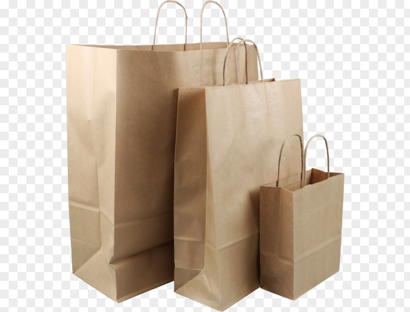 Box Paper Bag Kraft PNG