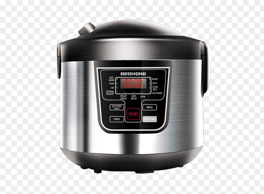 E Rice Cooker Multicooker Kitchen Home Appliance Cooking Ranges Multi REDMOND RMC-M10E PNG